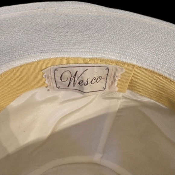 Upcycled Hand Crafted On a Vintage Wesco Floral Hat Size One Size